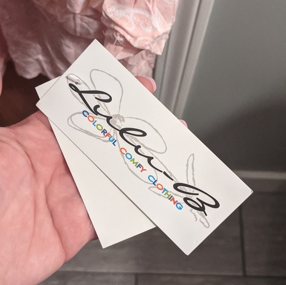 Lulu B colorful swim cover up or top - Picture 2 of 2